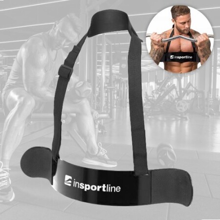 Bizepstrainer inSPORTline - Schwarz - inSPORTline