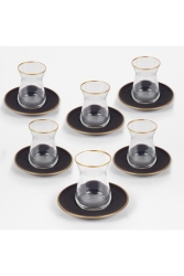 Black 12 Parça Çay Seti -132 Ml 01RKL036 - Rakle