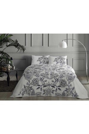Black and White Lucy Indigo Double Pique Set 5058-90 - Taç