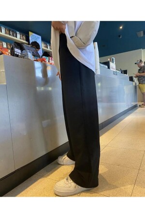 Black Baggy Loose-Fit Sweatpants Unisex - Fitgo