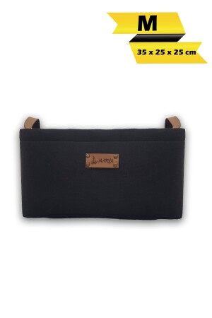 Black Basket Organizer Medium Size Felt - Marva