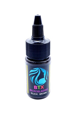 BLACK BROWN MICROBLADING DYE 30 ML BTX - Btx Microblading