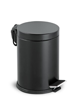 Black Color Pedal Metal 3 Liter Trash Can Bathroom Toilet Balcony Kitchen, gorbanyo3lt1 - GörSeç