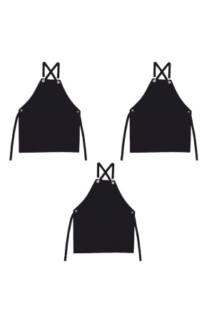Black Combination Masterchef Apron hk3lü1230 - enmalife