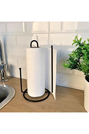 Black Countertop Paper Towel Holder - Okyanus Home