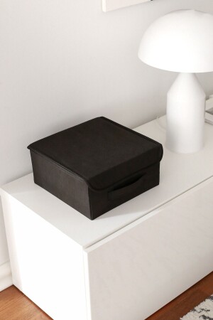 Black Covered Cabinet Drawer Inside Jewelry Makeup Laundry Folding Storage Box Organizer KCK-KPK-DUZSYH - Rek Home
