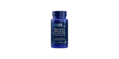 Black Cumin Seed Oil and Curcumin Elite Turmeric Extract - 60 softgels - Life Extension