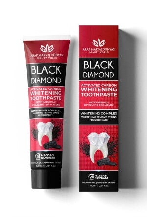 Black Diamond Activated Carbon Whitening Toothpaste (100 ML) - Arap Makyaj Dünyası