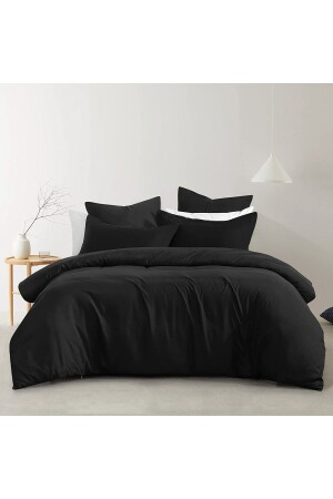 Black Duvet Cover Set Single LVNS-N-56 - NANOSOFT