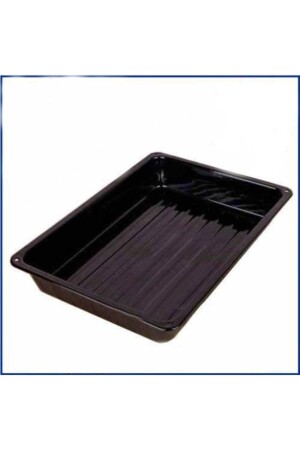 Black Enamel Baking Tray 39x27cm Rectangular Inner and Outer Surface Healthy Enamel Quality Baking Tray sng-18-03-22-23 - Genel Markalar