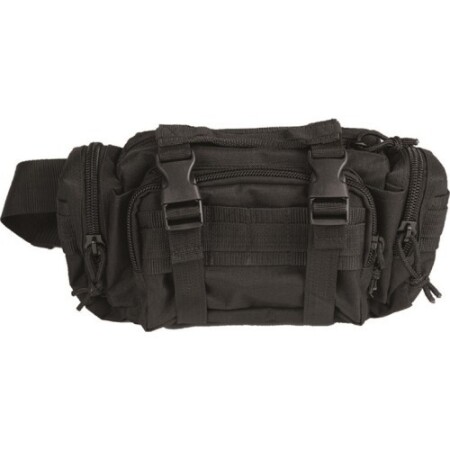 BLACK FANNY PACK ′MODULAR SYSTEM′ SMALL - MIL-TEC