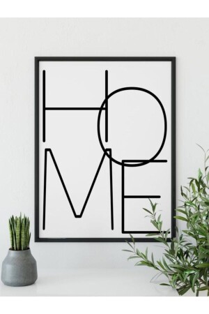Black Framed Wooden Wall Painting with - Teknograf