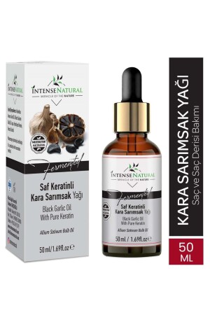 Black Garlic Oil With Pure Keratin 50 ml Black Garlic Oil With Pure Keratin - İntense Natural