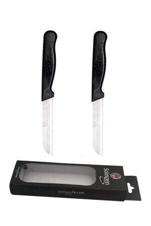 Black Glitter 2-Piece Fruit and Vegetable Knife - Solingen