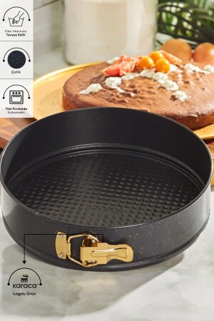 Black Gold Springform Cake Mold 26 Cm - Karaca