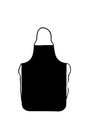Black Hanging Kitchen Dish Apron Laminated 50 X 100 Cm OG51165 - Omniclean