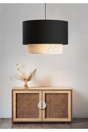 Black Headed Pendant Chandelier with Inner Fabric Ayd-3275 AYD-3275 - HOMİNG