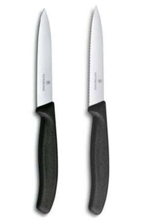 Black Knife Set 2 Pcs - Victorinox