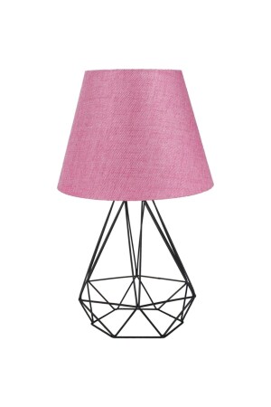 Black Lampshade Table Lamps Pink ev-02 - EvLight