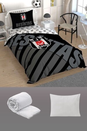 Black Logo Licensed 5-Piece Single Sleeping Set - Taç