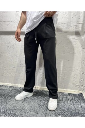 Black Loose-Fit Seasonal Oversize Sweatpants - Fitgo