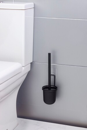 Black Magic Fix Magic Adhesive WC Brush Holder - Okyanus Home