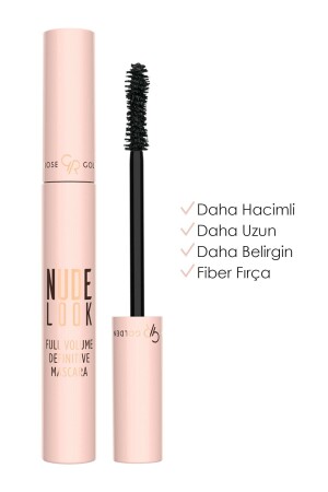 Black Mascara - Nude Look Full Volume Definitive Mascara 8691190967482 - Golden Rose