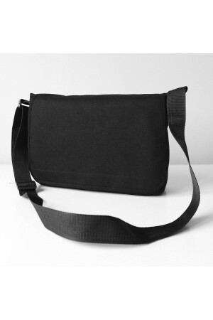 Black Messenger Bag defPostman Bag - DEFLİNMODA