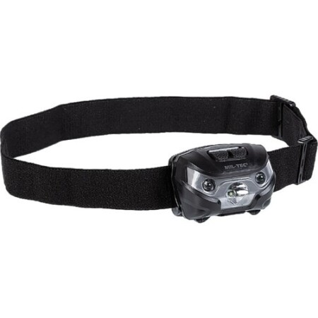 BLACK MIL-TEC® HEAD LAMP (CREE XPE) - MIL-TEC