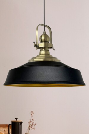Black Noble Single Chandelier Antique Headboard Retro Pendant Lamp School Hairdresser Salon Chandeliers BMM2013 - Bamyum