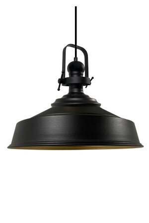 Black Noble Single Chandelier Black Headboard Retro Pendant Lamp Restaurant Cafe Living Room Chandeliers BMM2013SB - Bamyum
