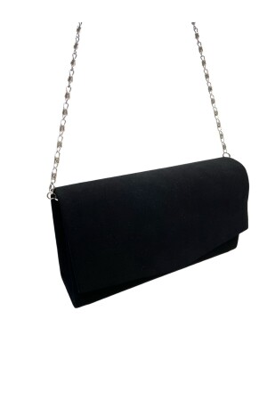 Black Nubuck Women's Night Evening Dress Bag - Busrabags