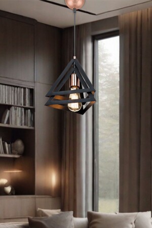 Black Pendant Chandelier Bedroom Living Room Kitchen Hallway Lamp - Ag Lightdesign