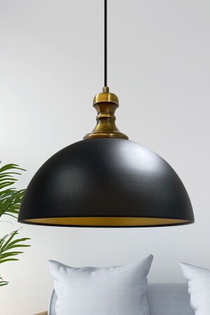 Black Pino Single Chandelier Antique Headboard Retro Pendant Lamp Restaurant Cafe Living Room Store Chandeliers BMM7123 - Bamyum