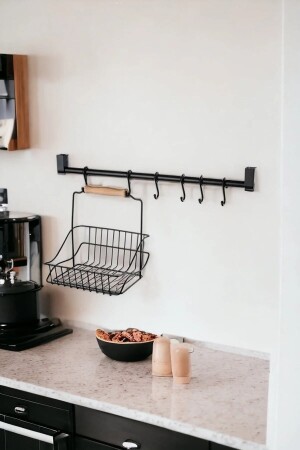 Black Retro Basket and Hanger YLC-000000108 - YLC HOME