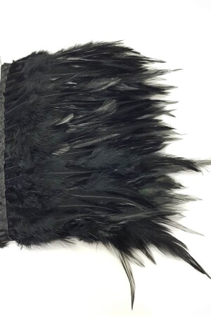 Black Rooster Feather 1 Mt - Hayalperest Boncuk