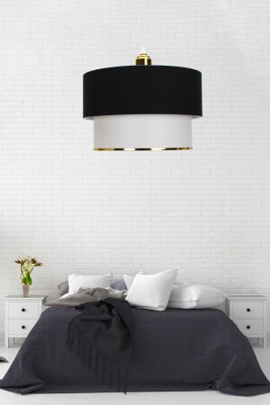 Black Single Deco Pendant Lamp Chandelier luksev-601 - Vivido Abajur