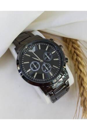 Black Steel Men's Wristwatch ÇENÇEN01002 - ÇENÇEN
