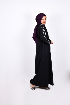 Black Stone Detaillierte Abaya der neuen Saison - Oktayusta Collection