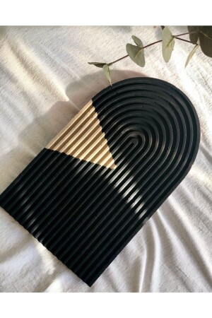 Black Triangle Beige Detail Bohemia Tray & Presentation MOCBT2021 - thiramis homeconcept