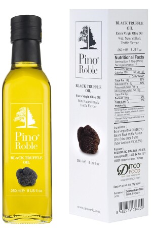 Black Truffle Cold Pressed Gourmet Olive Oil with Black Truffle Parts and Oil 250ml PNRB01 - PinoRoble