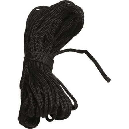 BLACK UTILITY CORD 15 M - MIL-TEC
