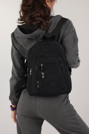 Black- Waterproof- Multi-Compartment- Trend Suggestion- Backpack- Hiking Bag. - Elentra