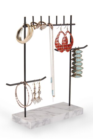 Black-white Jewelry Stand - Aleda
