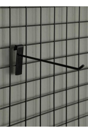 Black Wire Panel Hook 10 Pieces 25 Cm Wire And Stand Hook - Acar Raf