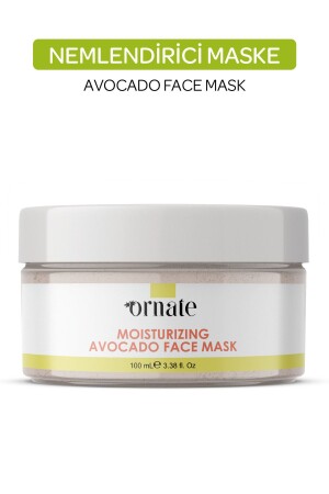 Blackhead, Acne, Anti-Pore Purifying Avocado Facial White Clay Mask 100ml AVAKADOMASK2 - ORNATE