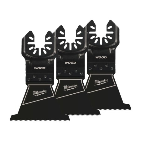 Blades for multi-function tool MILWAUKEE OL HCS 64mm, 3pcs. - Milwaukee Accessories
