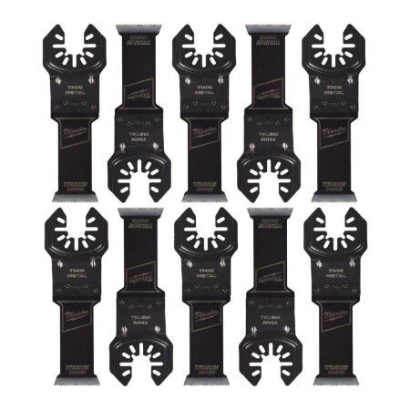 Blades for multi-function tool MILWAUKEE OL TIN 28mm, 10pcs. - Milwaukee Accessories