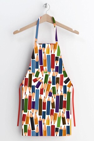 Blaue Buntstiftschürze für Unisex-Kinder AYSO0194 - AYSHOME