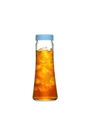 Blauer Deckel, Glaskrug, Karaffe, Flasche, Sonderserie, Luxus-Geschenk, P43234-1099866 - Paşabahçe